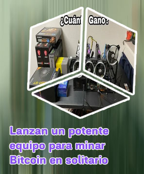 Equipo completo para minar criptomonedas